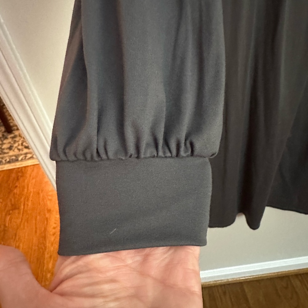 You & Me Boutique Dolphin Hem Midi Dress Small Gray NWOT - Picture 7 of 11